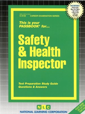 cover image of Safety and Health Inspector
